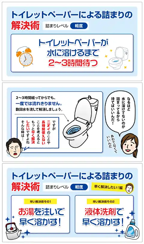 トイレつまりの直し方 図解-2