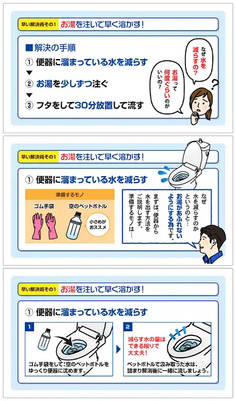 トイレつまりの直し方 図解-3