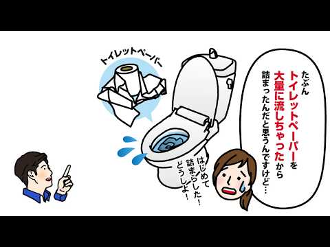 【動画でわかる！】トイレつまりを自分で直す方法 原因 放置