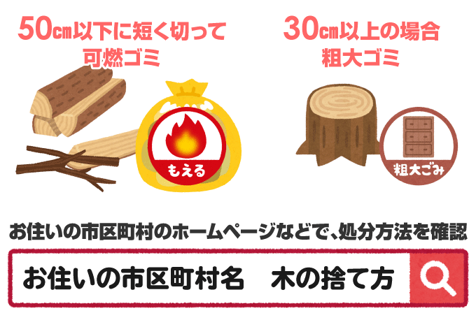 庭木 植木 の伐採方法 自分で切る 倒す 道具や処分の仕方 庭木 植木 の伐採方法 自分で切る 倒す 道具や処分の仕方