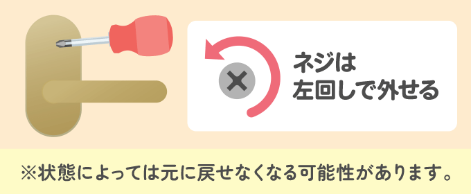 取り外したあと元に戻すことが出来なくなる可能性もありますので、ご自身で作業をおこなう場合はご注意ください。