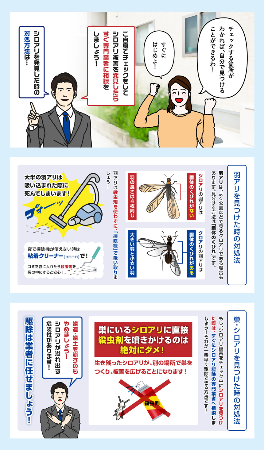 シロアリ被害の原因と対策 診断 自分でできる確認と駆除方法