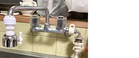 水漏れに伴う台所水栓交換