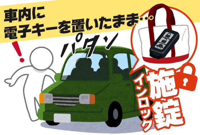 車をインロックしたときの開け方